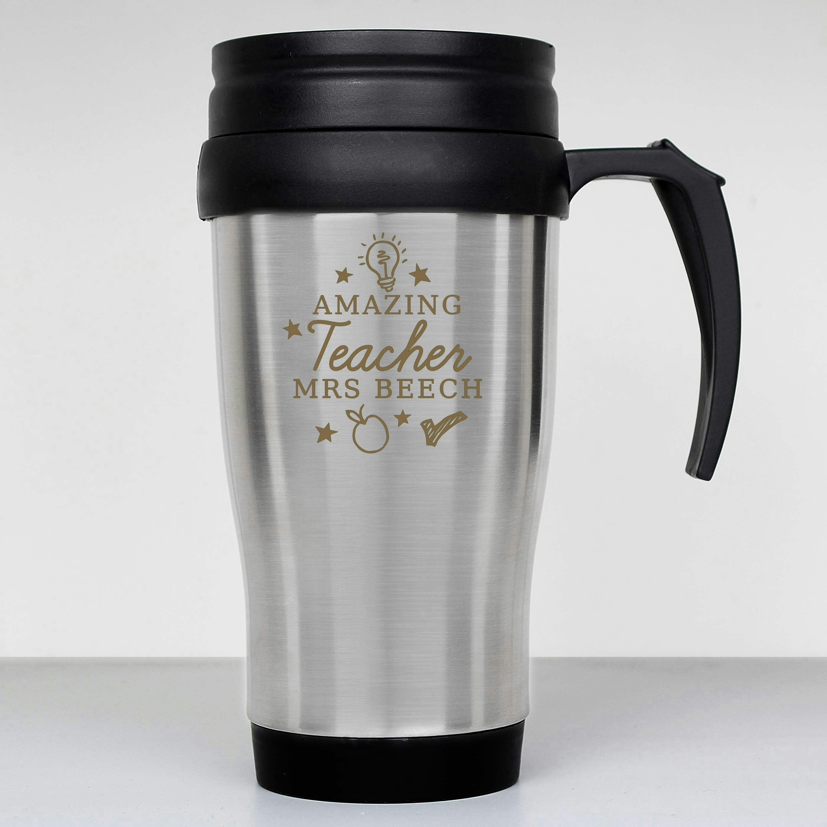 Personalised Memento Company Personalised Amazing Teacher Travel Mug
