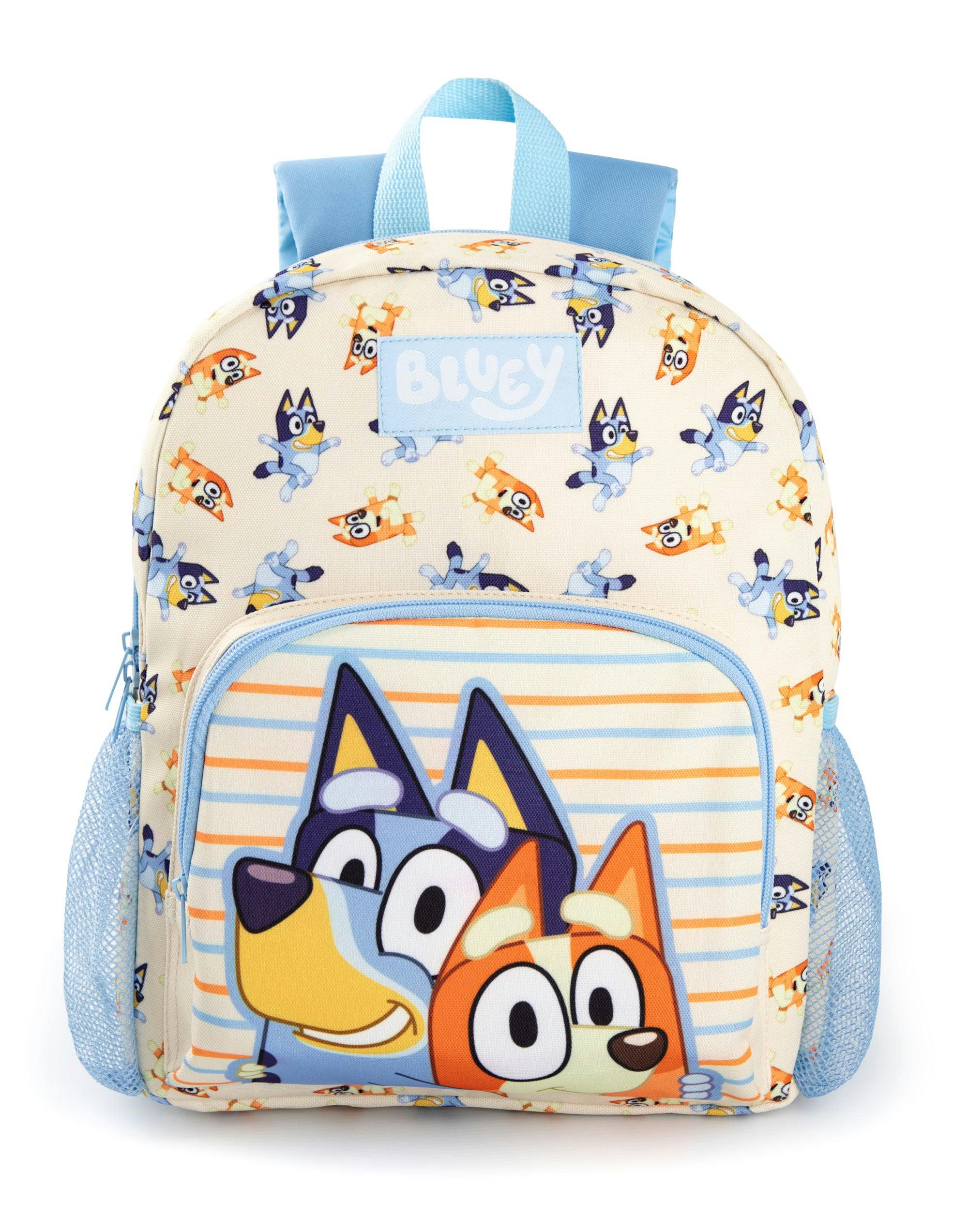 Vanilla Underground Unisex Beige Bluey Kids Multicoloured Character Backpack (One Size)