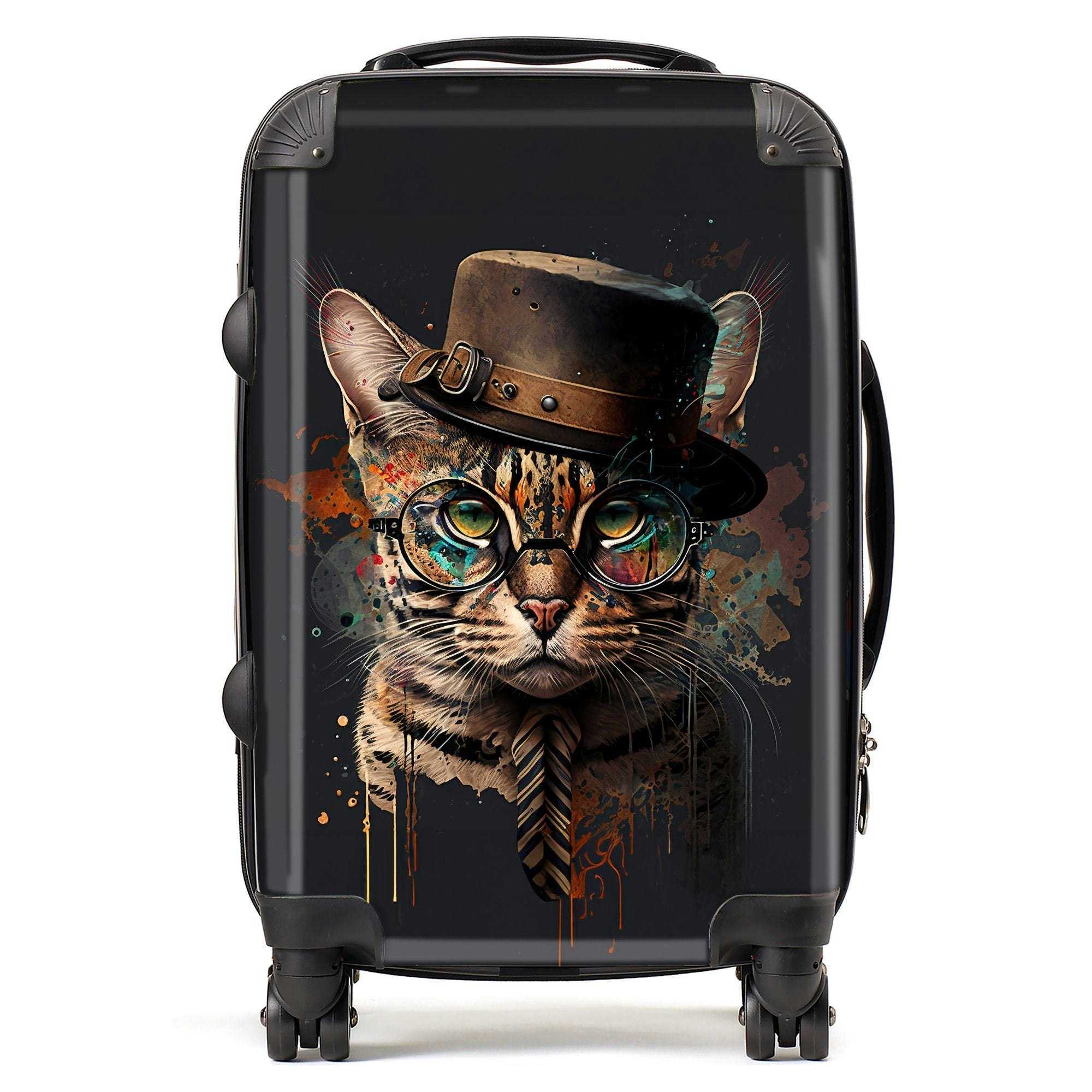 Warren Reed Bengal Cat Splashart Suitcase - Cabin
