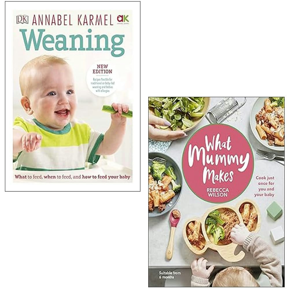 Various Publishers Weaning: What To Feed, When To Feed And How To Feed Your Baby, What Mummy Makes 2 Books Collection Set