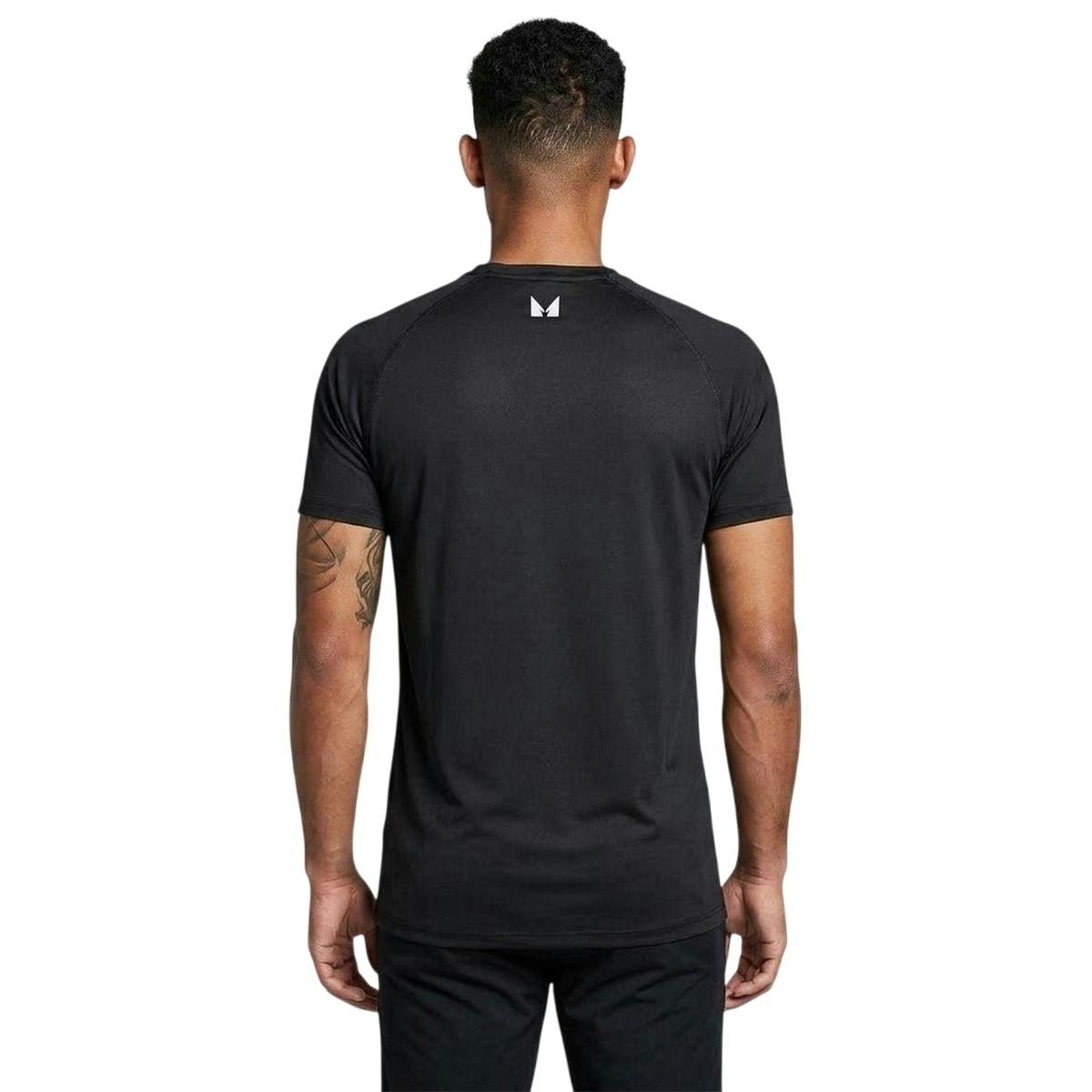 Myprotein Men's Black Training T-Shirt - Xl - 90% Polyester/10% Elastane