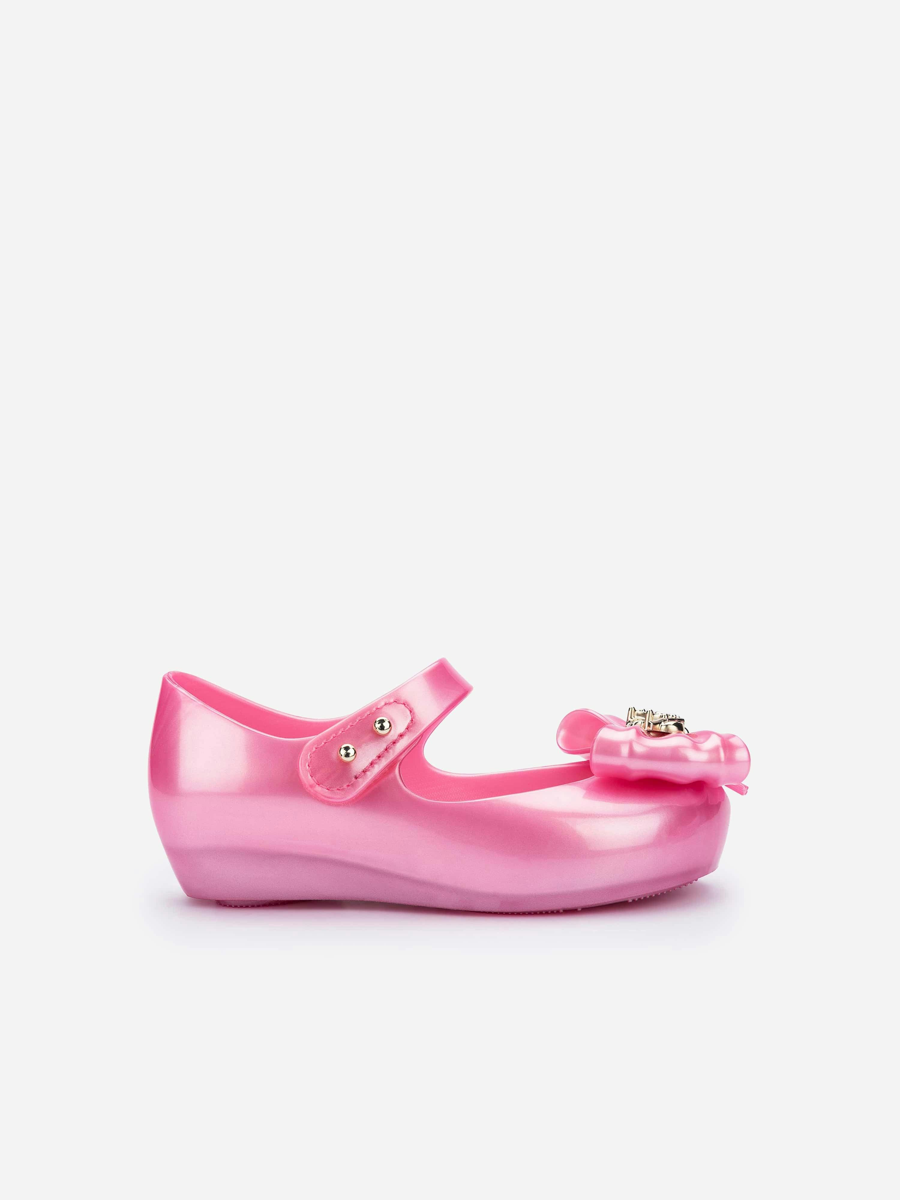 Mini Melissa Girls Pink Ultra Princess I Ballerinas In - Multicoloured - Eu 22 - 23 Uk 6