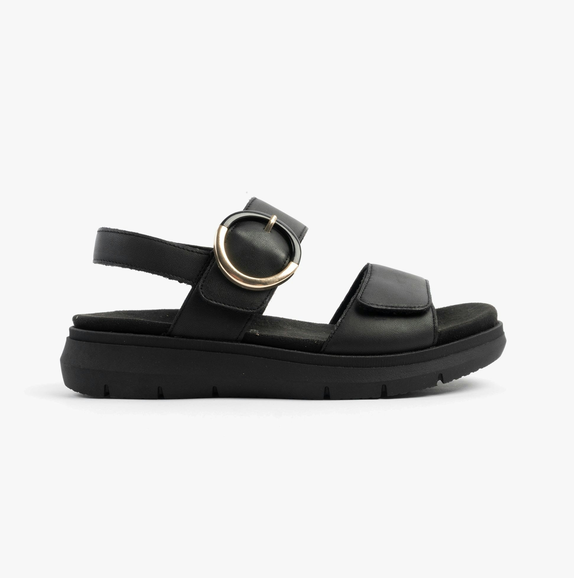 Remonte Women's Black D2k50-00 Sandals - Uk 6 / Eu 39