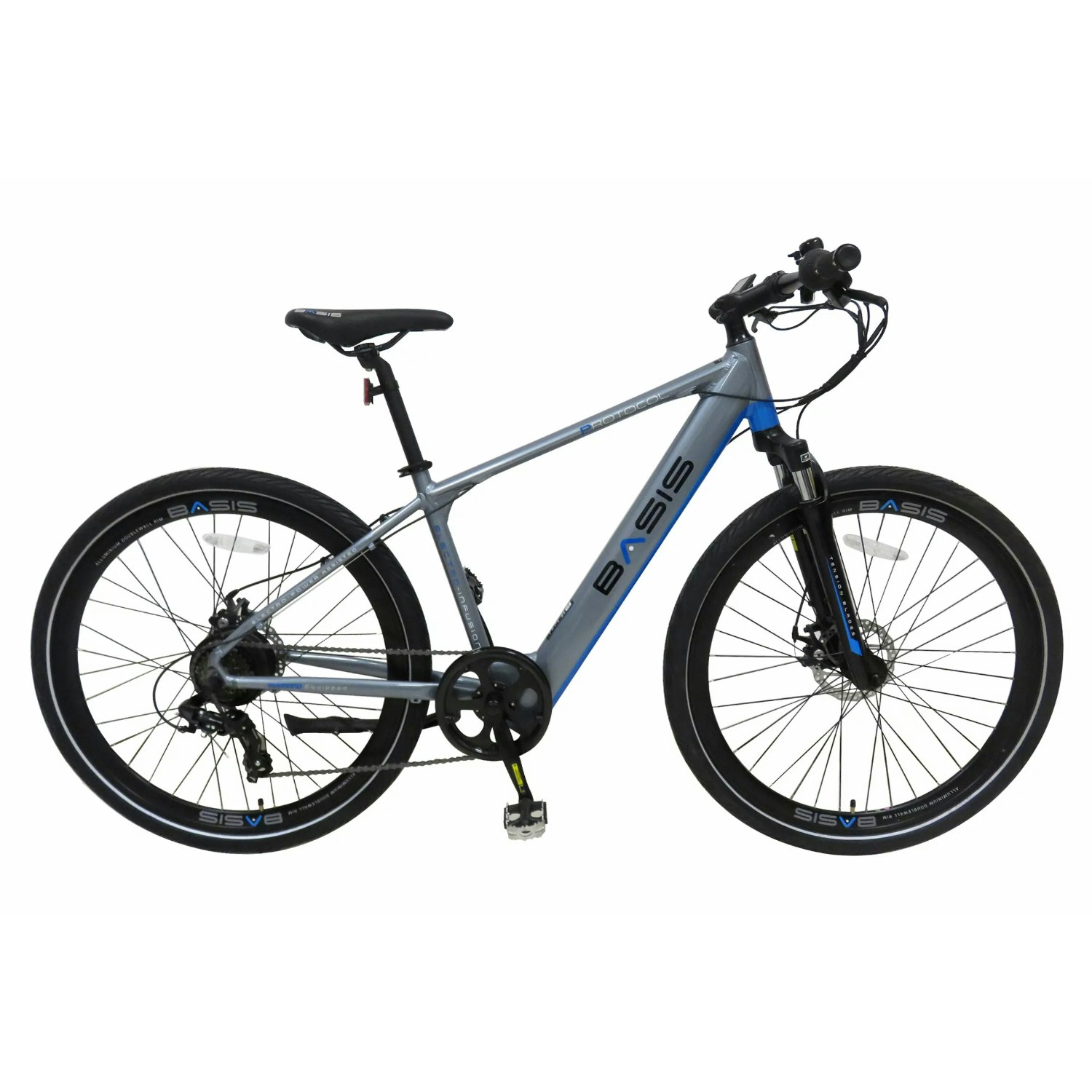 Basis Blue Protocol Hybrid Electric Bike, 7Ah, 700C Wheel - Graphite