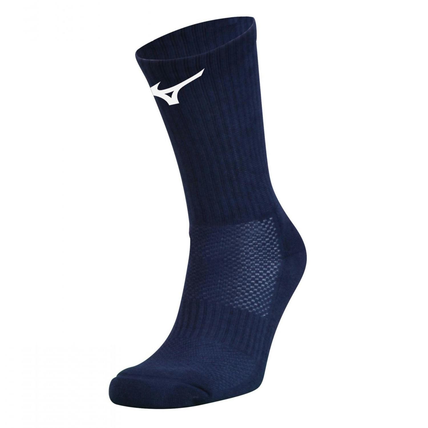 Mizuno Unisex Adult Crew Socks - Navy - Navy - 7 Uk-8.5 Uk - 100% Mixed