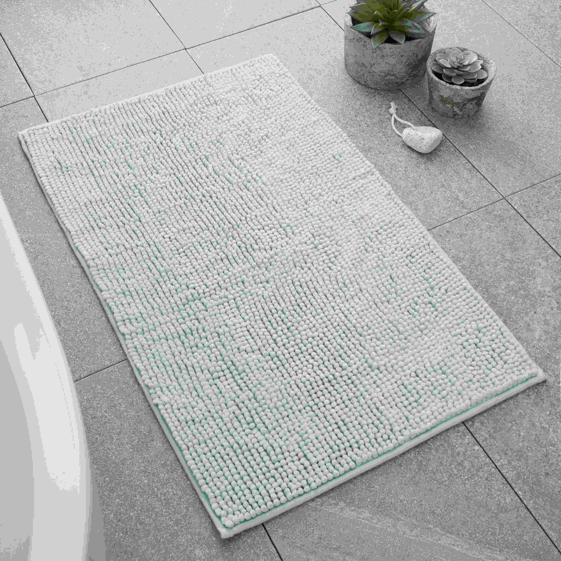 Photos - Bath Mat Rackhams Bobble  - Duck Egg Blue -  50 x 80 cm