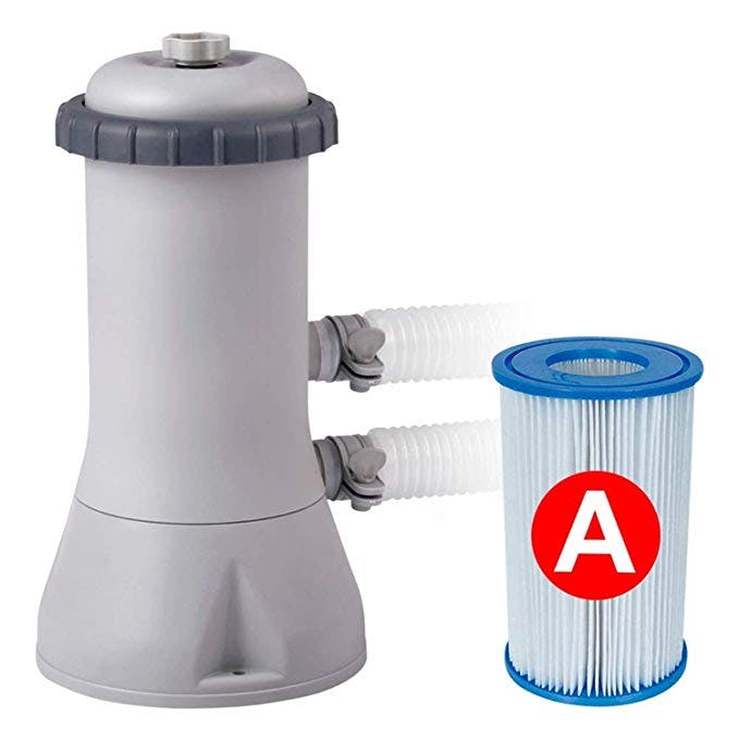 Intex Krystal Cartridge Filter Pump For Above Ground Pools, 1000 Gph With Gfci Up To 15Ft