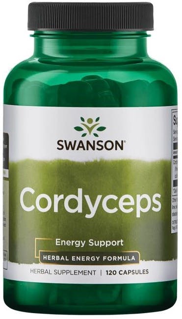 SWANSON Cordyceps Sinensis 600mg 120 Capsules Herbal Energy Support - Image 6