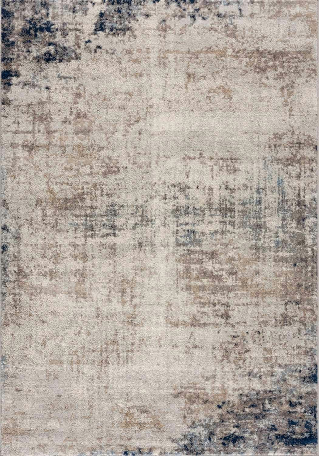 Rackhams Brown Montana & Navy Rug - 120X170 Cm