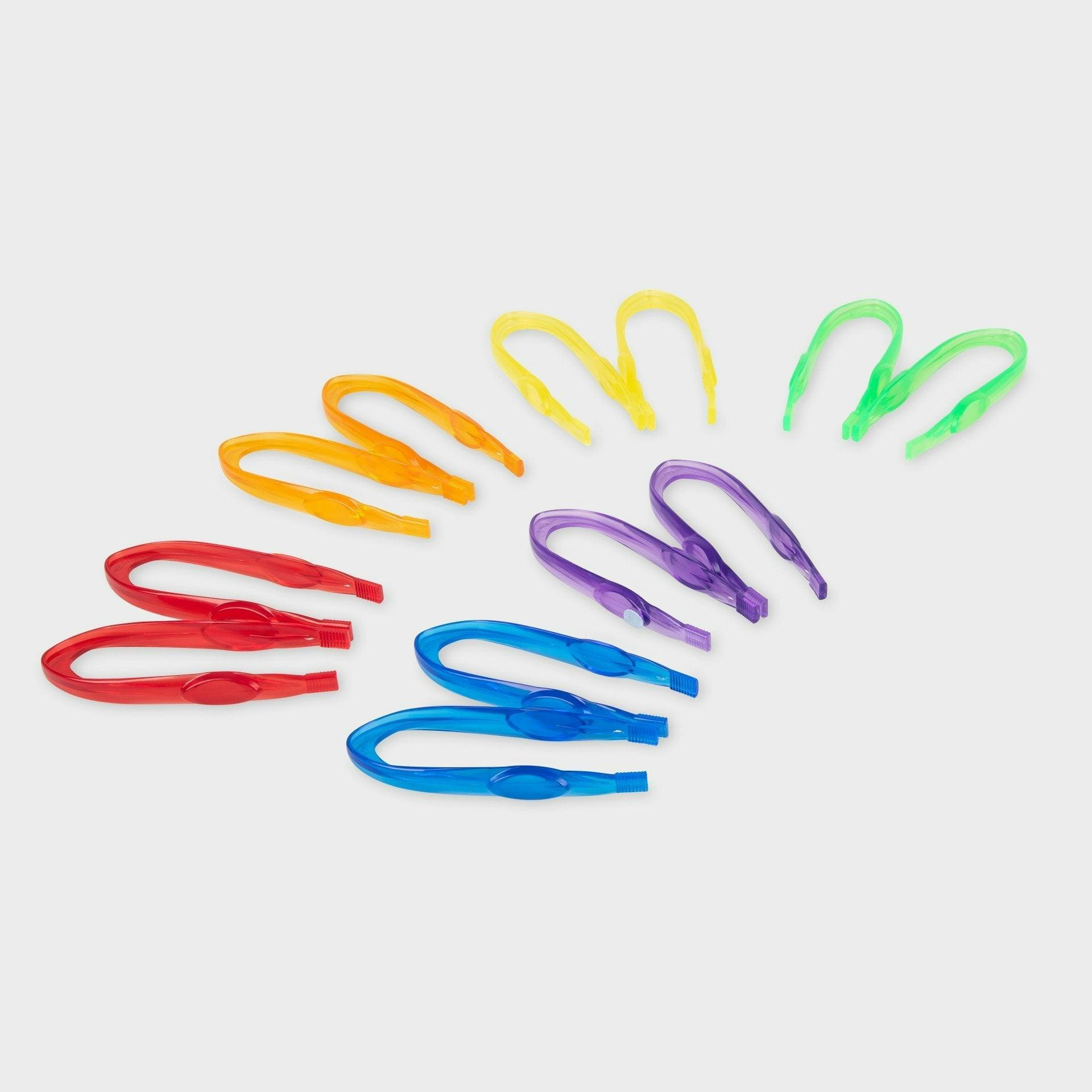 Tickit Light/Red/Orange Translucent Colour Tweezers