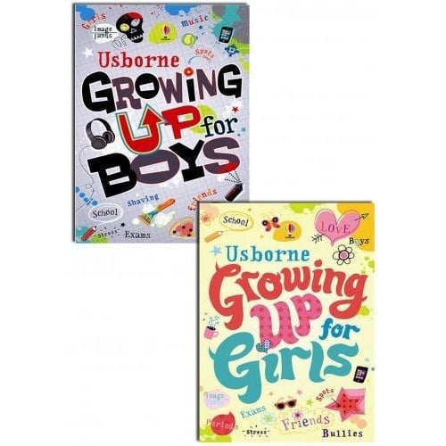 Usborne Girls Growing Up For & Boys 2 Books Collection Set By Felicity Brooks & Alex Frith - Paperback - Ages 9-14 - Honest, Friendly Puberty & Body - Image 3
