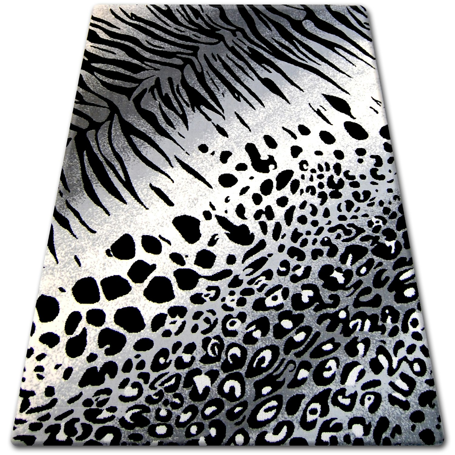 Rugsx Grey Flash Rug - Polypropylene - 120Cm X 170Cm