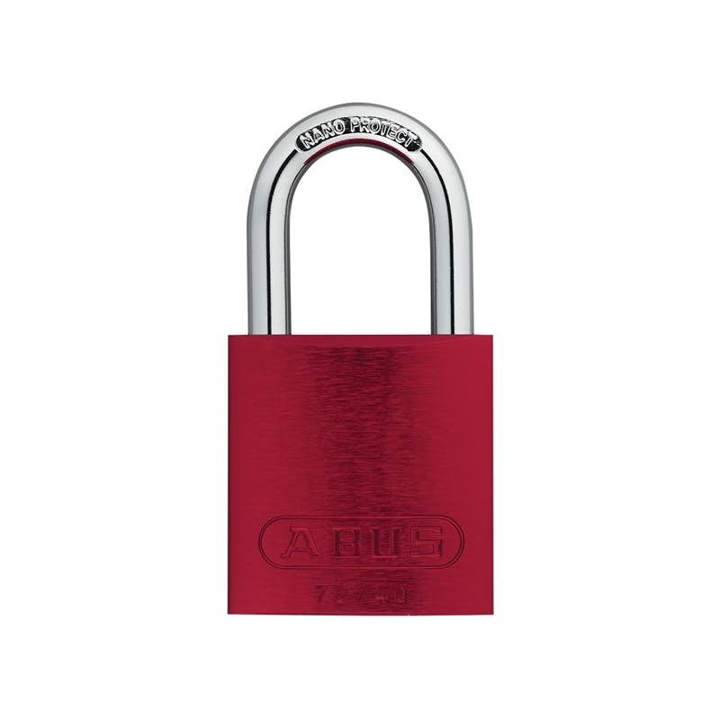 Abus Mechanical Red 72 Series Aluminium Padlock - 40Mm Keyed Alike Tt02162