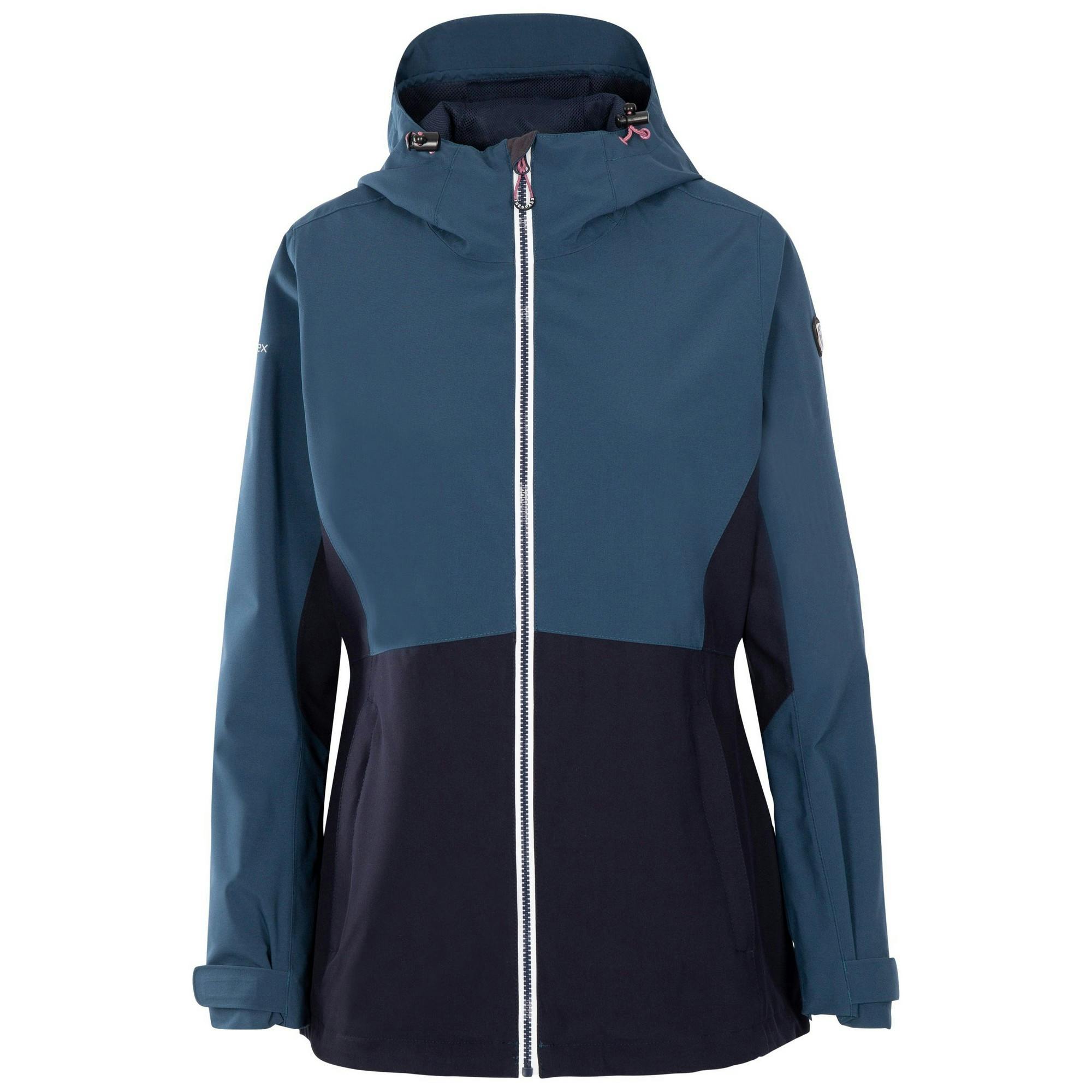 Trespass Women's Alfresco TP75 Waterproof Jacket in Navy | Size: 2XS - Image 2