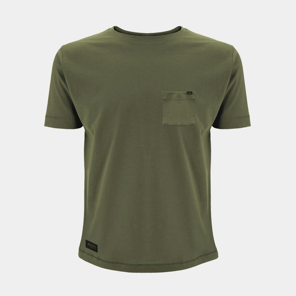 Kumu Heavyweight Pocket Tee Khaki - M