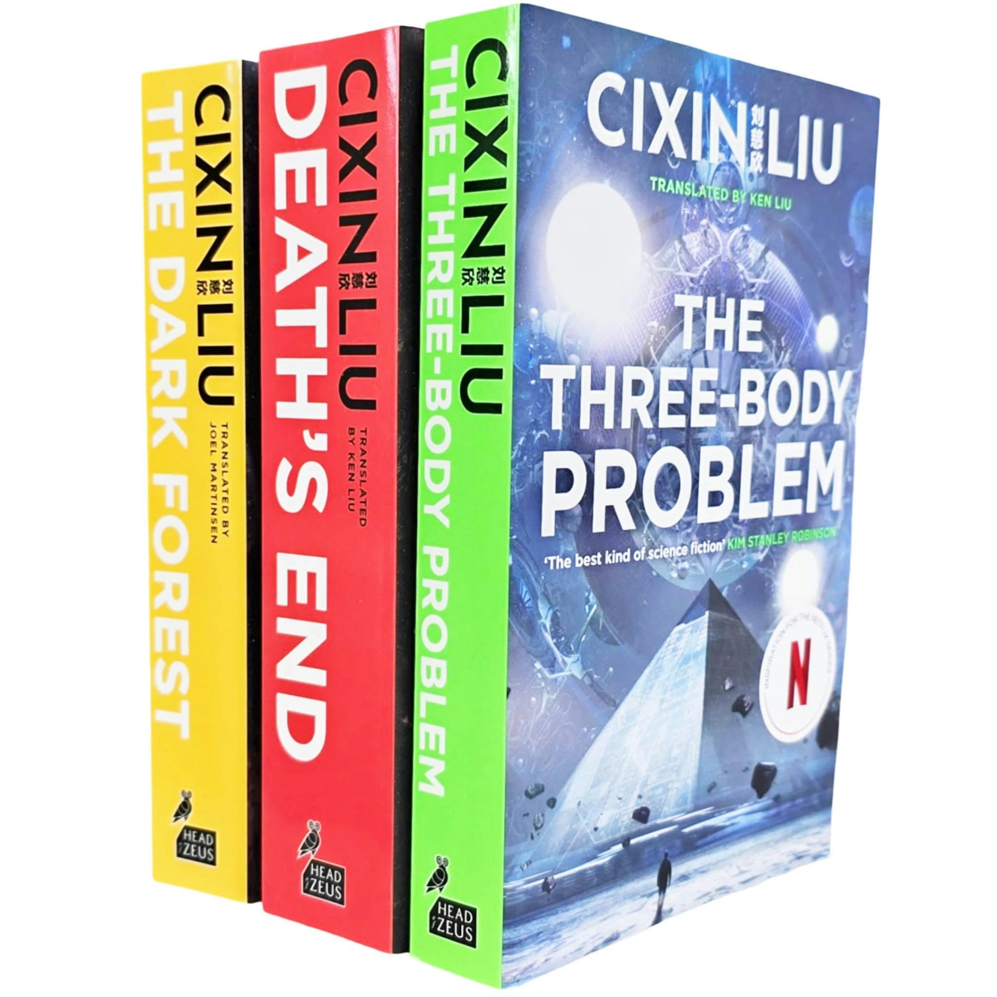 Head Of Zeus Dark The Three Body Problem Trilogy By Cixin Liu The Three Body Problem, The Forest & Death's End