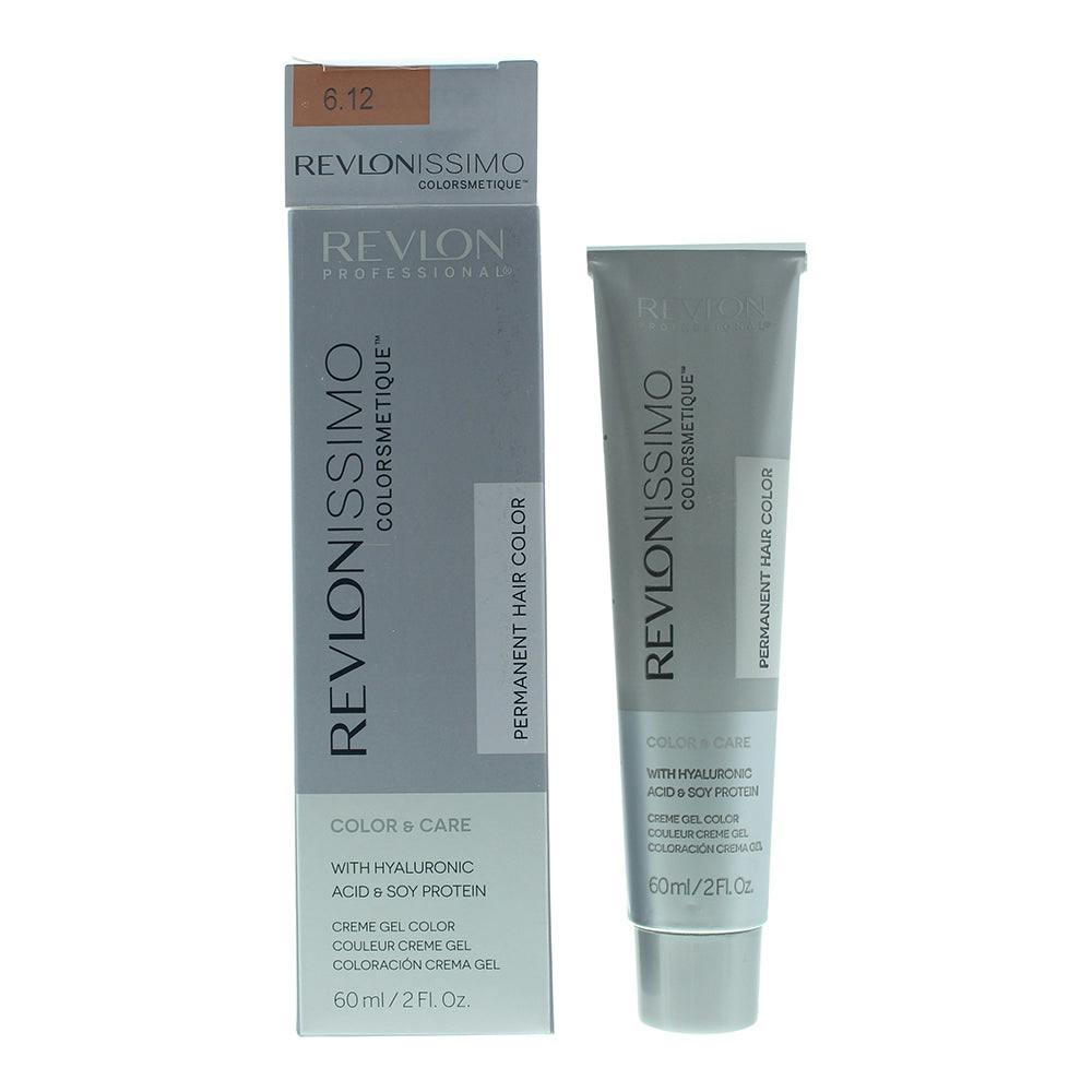 Revlon Dark Revlonissimo Colorsmetique 6.12 Pearly Blonde Hair Colour 60Ml