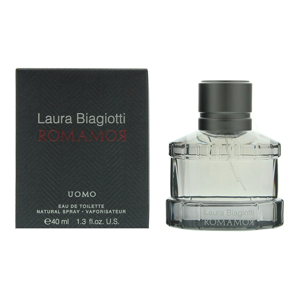 Laura Biagiotti Men's Romamor Uomo Eau De Toilette 40Ml