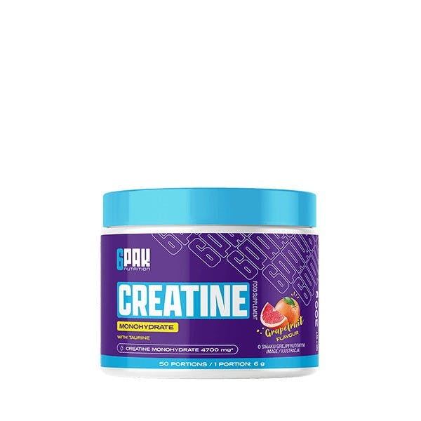 6Pak Creatine Monohydrate, Grapefruit - 300G