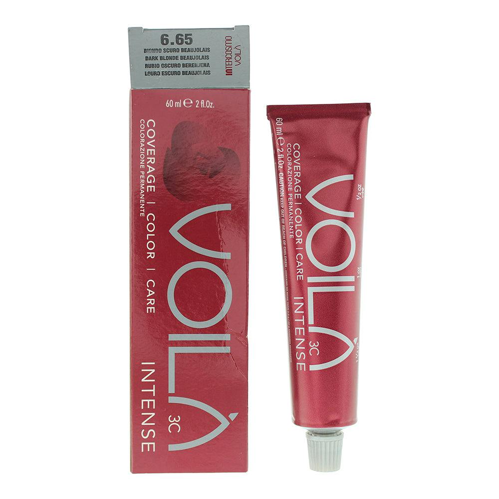 Intercosmo Voila 3C Intense Hair Colour 6.65 Dark Blonde Beaujolais - Image 5