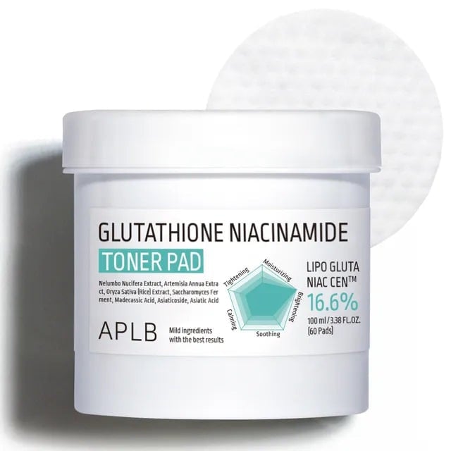APLB  Glutathione Niacinamide Toner Pad 60Pads Facial Cleansers, Stylevana - Image 6