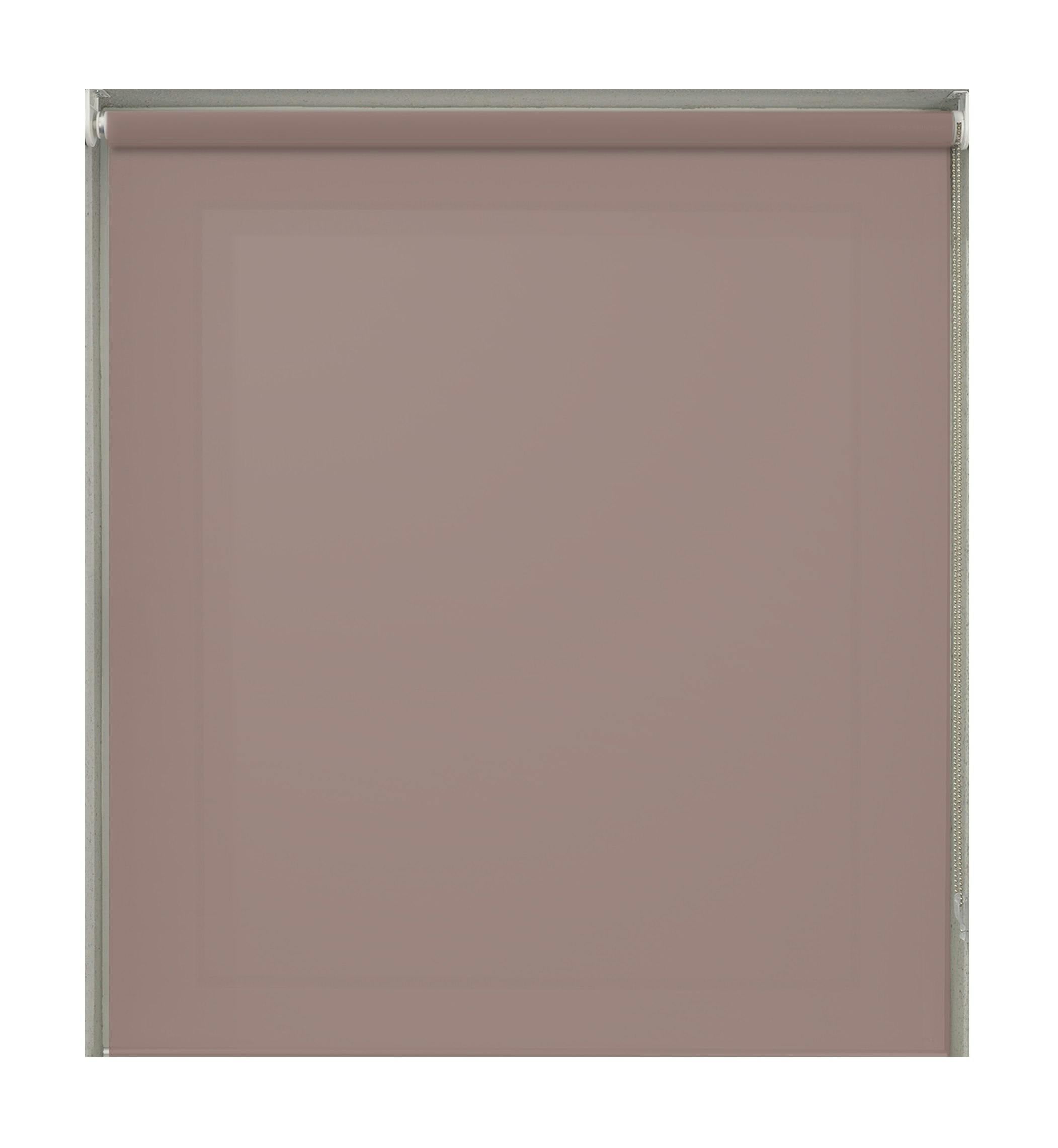 Newedgeblinds Mocha Plain Straight Edge Daylight Roller Blind - 105Cm