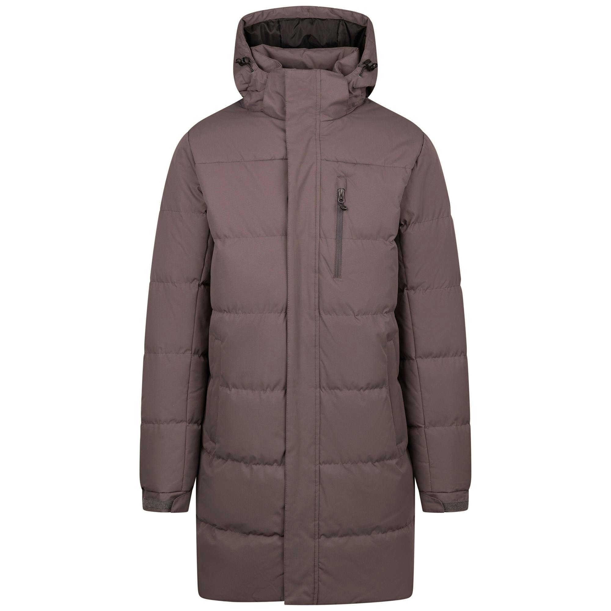 Trespass Men's Grey Clipster Padded Jacket - Mid - L - Mid - 100% Polyester