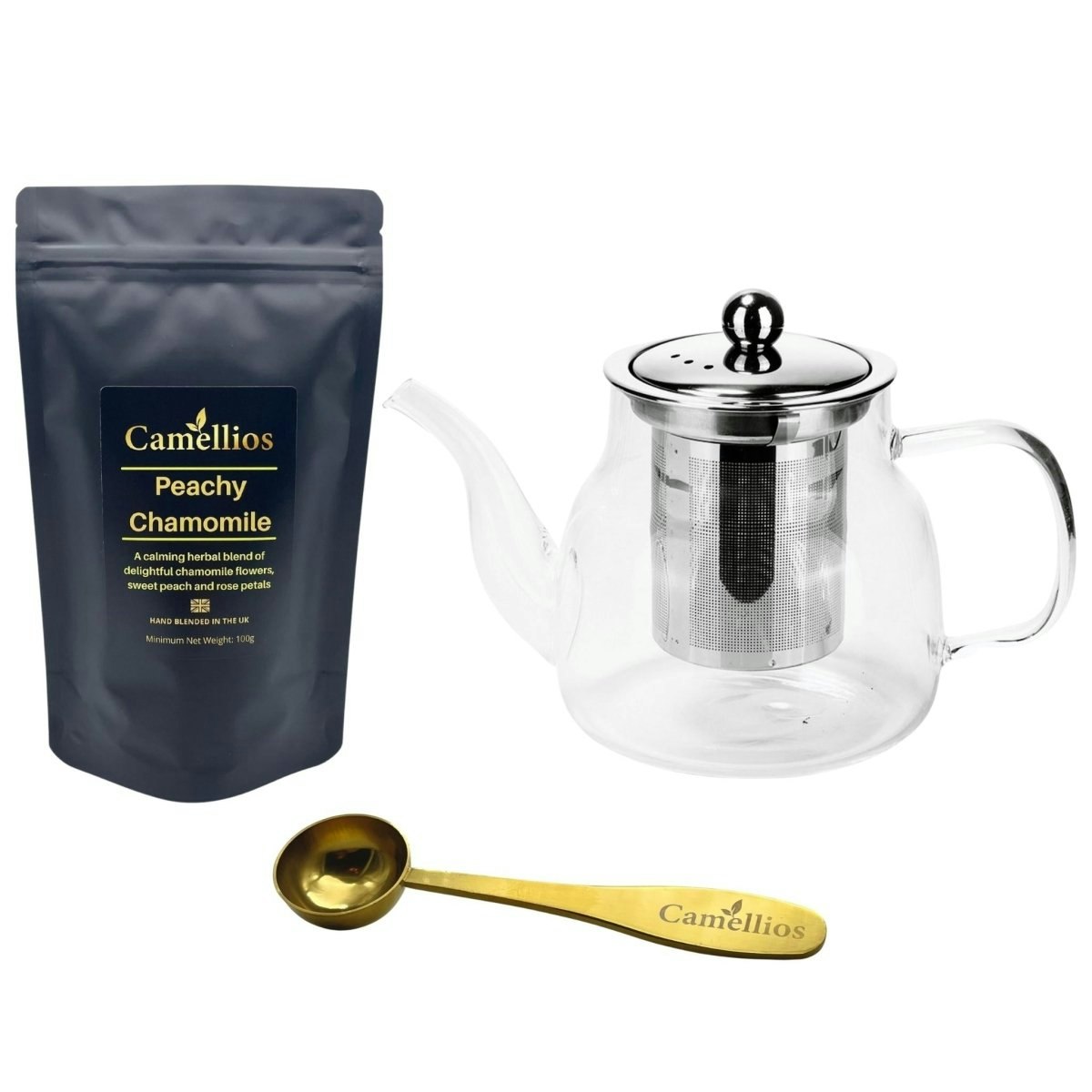Camellios Loose Leaf Tea Gift Set - Peachy Chamomile