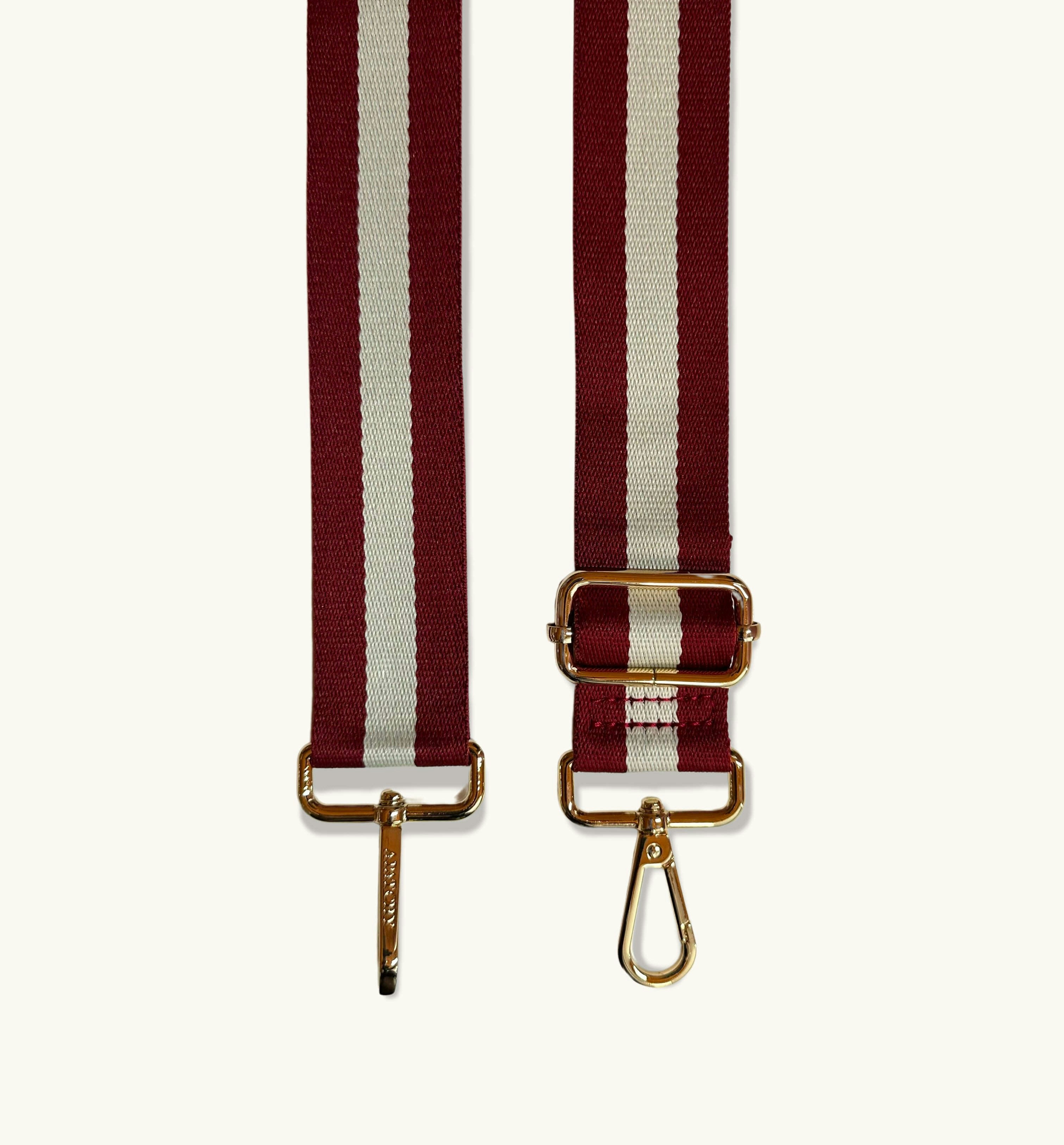 Apatchy London Red And Stone Stripe Bag Strap - Multi