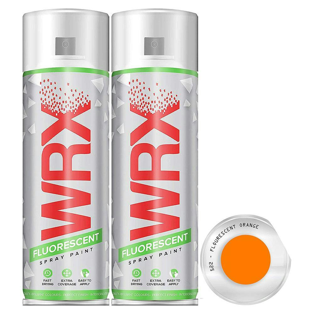 WRX Spray Paint 400 ml - Fluorescent Orange 522 - Image 3