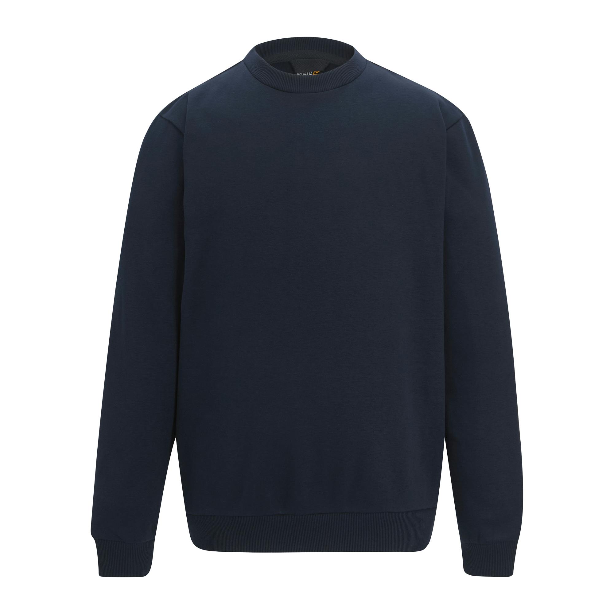 Regatta Men's Cotton Sweatshirt - Navy - 6XL - Navy - 65% Polyester/35% Cotton