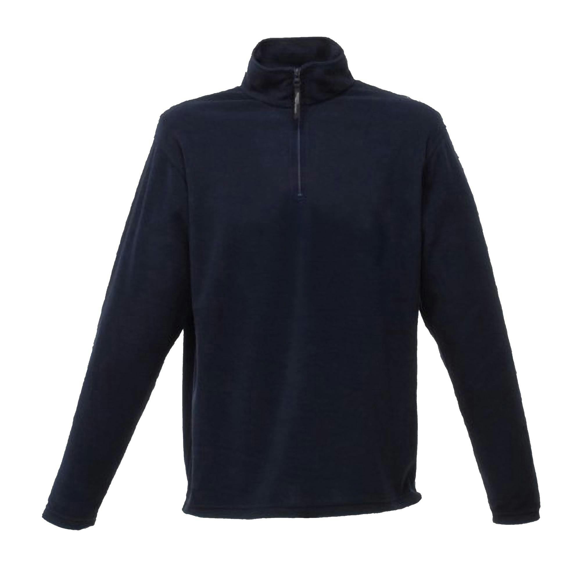 Regatta Men's Dark Micro Zip Neck Fleece Top (170 Gsm) - Navy - 4XL - Navy