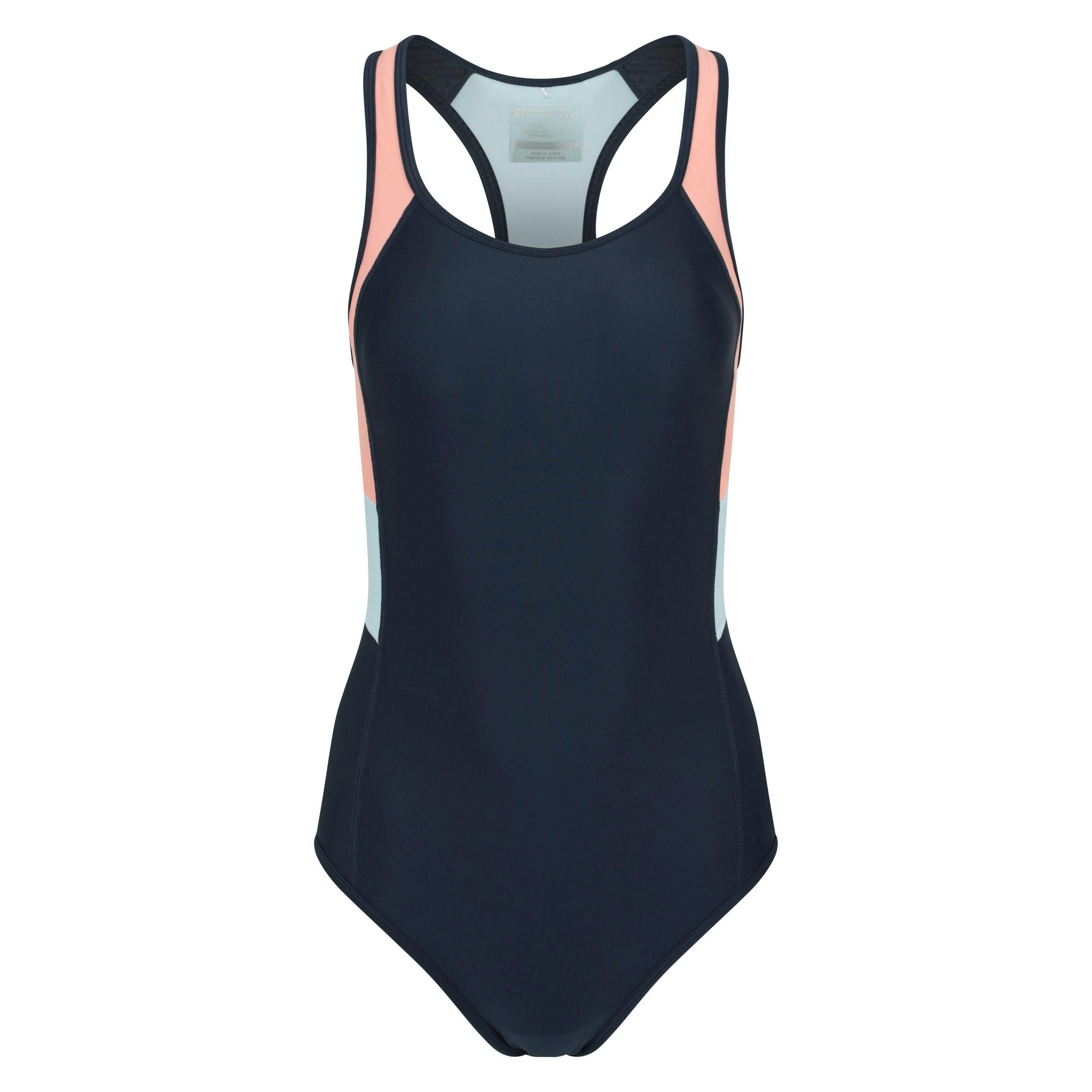 Mountain Warehouse Women's Coral Take The Plunge One Piece Swimsuit - 12 Uk - 82% Nylon/18% Elastane