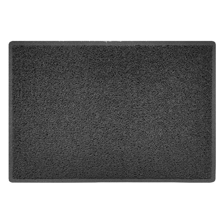 Nicoman Dark/Grey Indoor Spaghetti Doormat Plain - 90Cm X 60Cm - Yes (Suitable For Indoors)