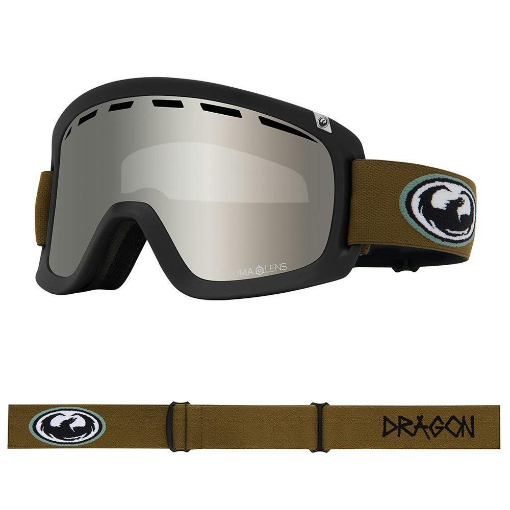 Dragon Silver/Amber D1 Otg - Old Skool With Lumalens Ionized & Lumalens Lens - Large Fit