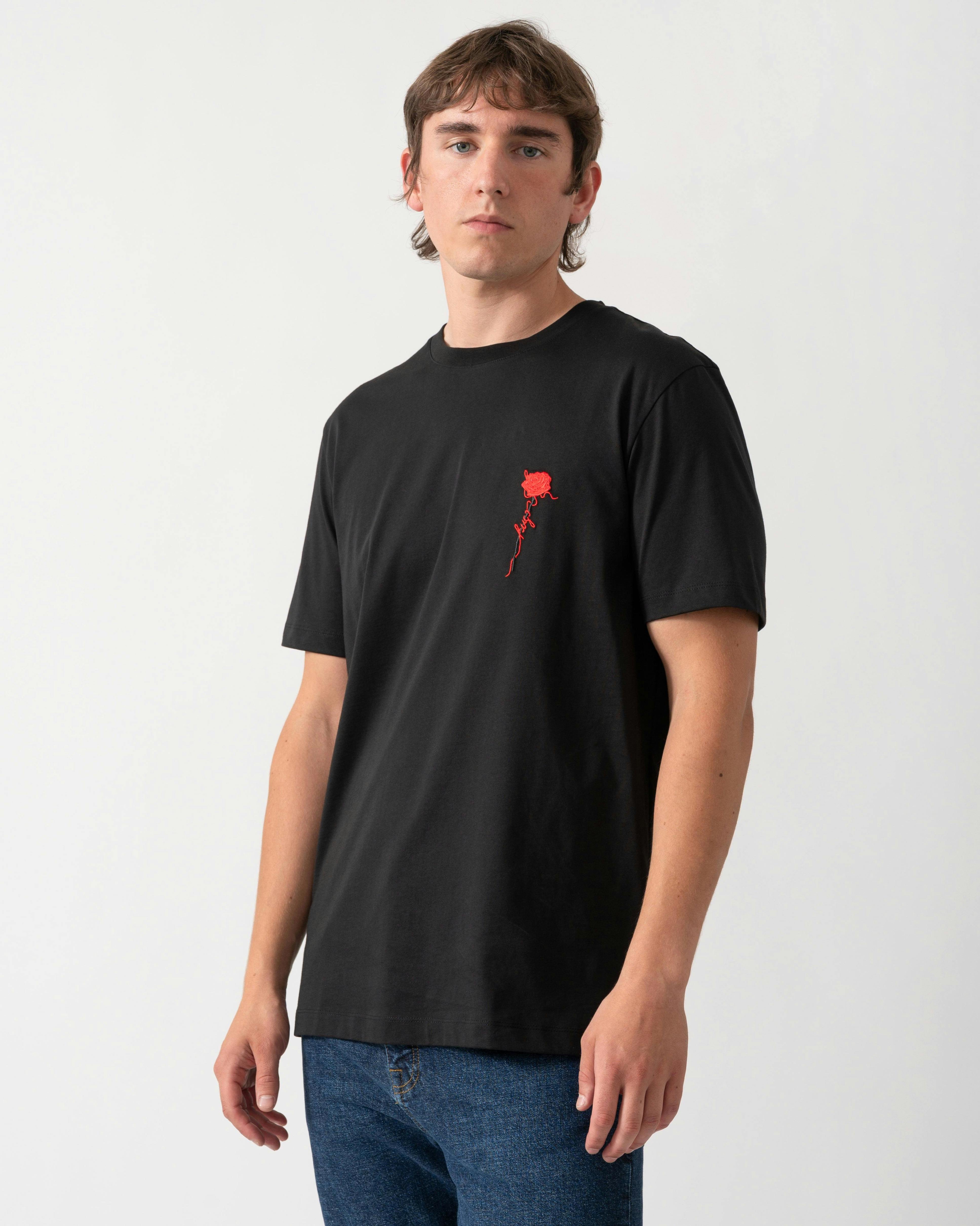 Hugo Men's Black Diflow T-Shirt - 001 - 001 - L