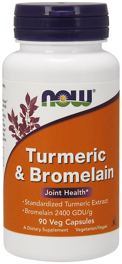 Now Foods Turmeric & Bromelain - 90 Vcaps - Image 7