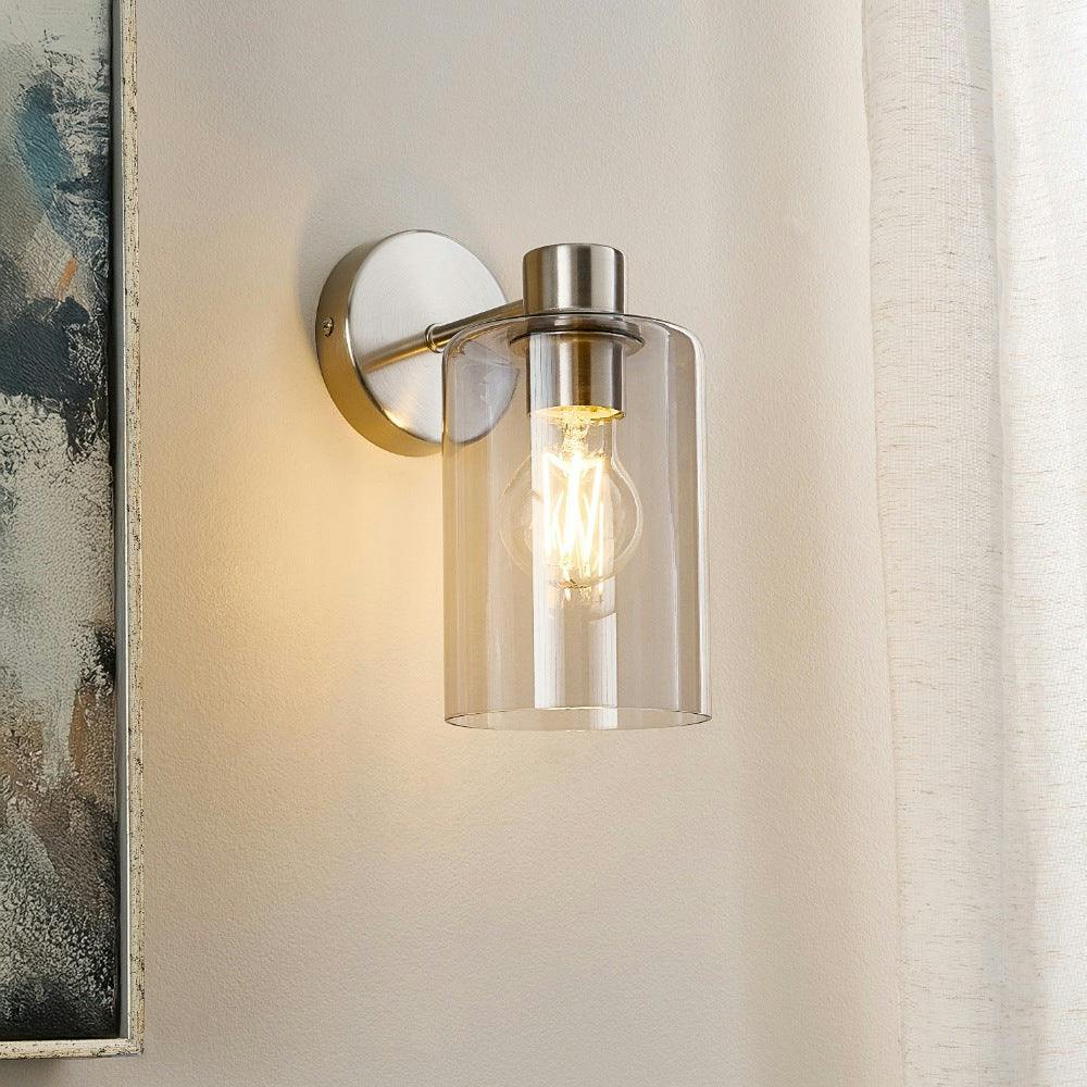 Pagazzi Lighting Light Pagazzi Ing Kingsholm Brushed Satin Nickel Wall