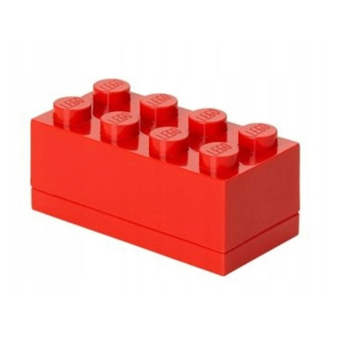 Lego Red Mini Box 8 Storage Brick - Storage Brick - 3+