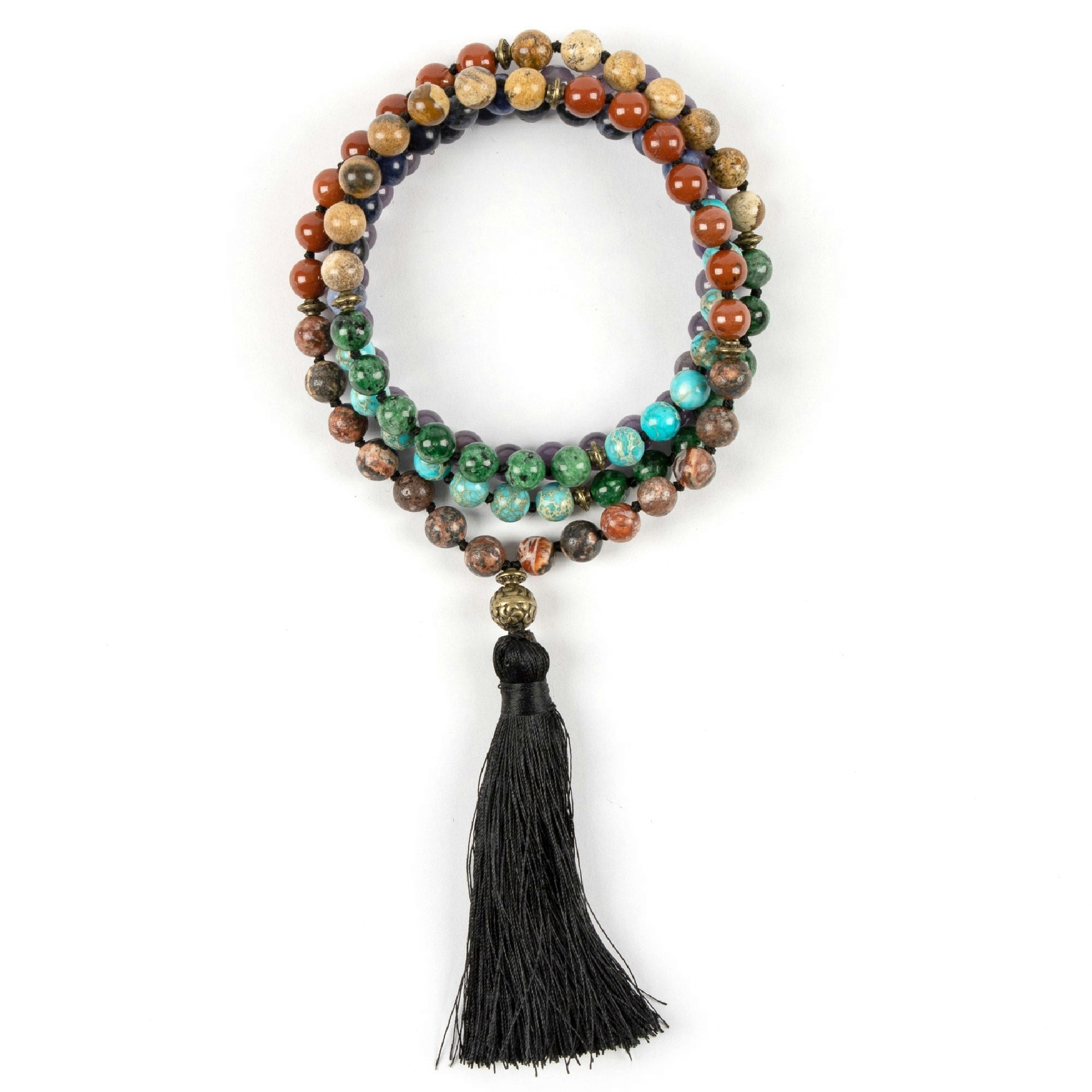 Myga Chakra Mala Beaded Necklace