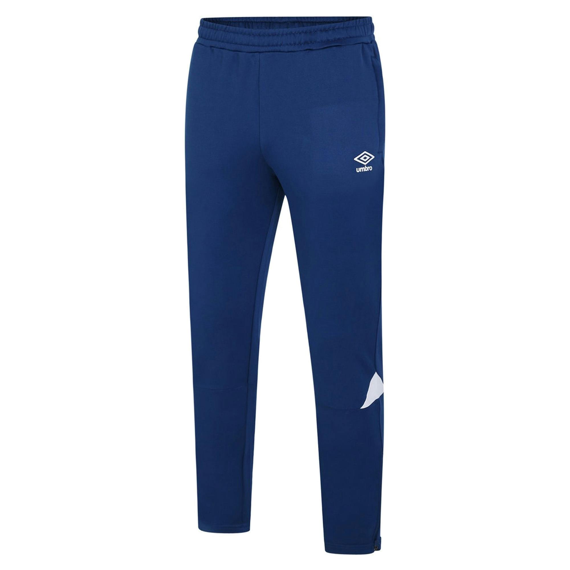 Umbro Men's White Total Tapered Training Jogging Bottoms - Navy/ - M - Navy/ - 100% Polyester