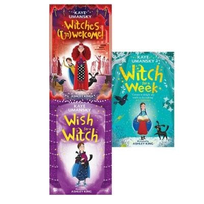 Simon & Schuster Magenta Witch For A Week Elsie Pickles Series 3 Book Set By Kaye Umansky