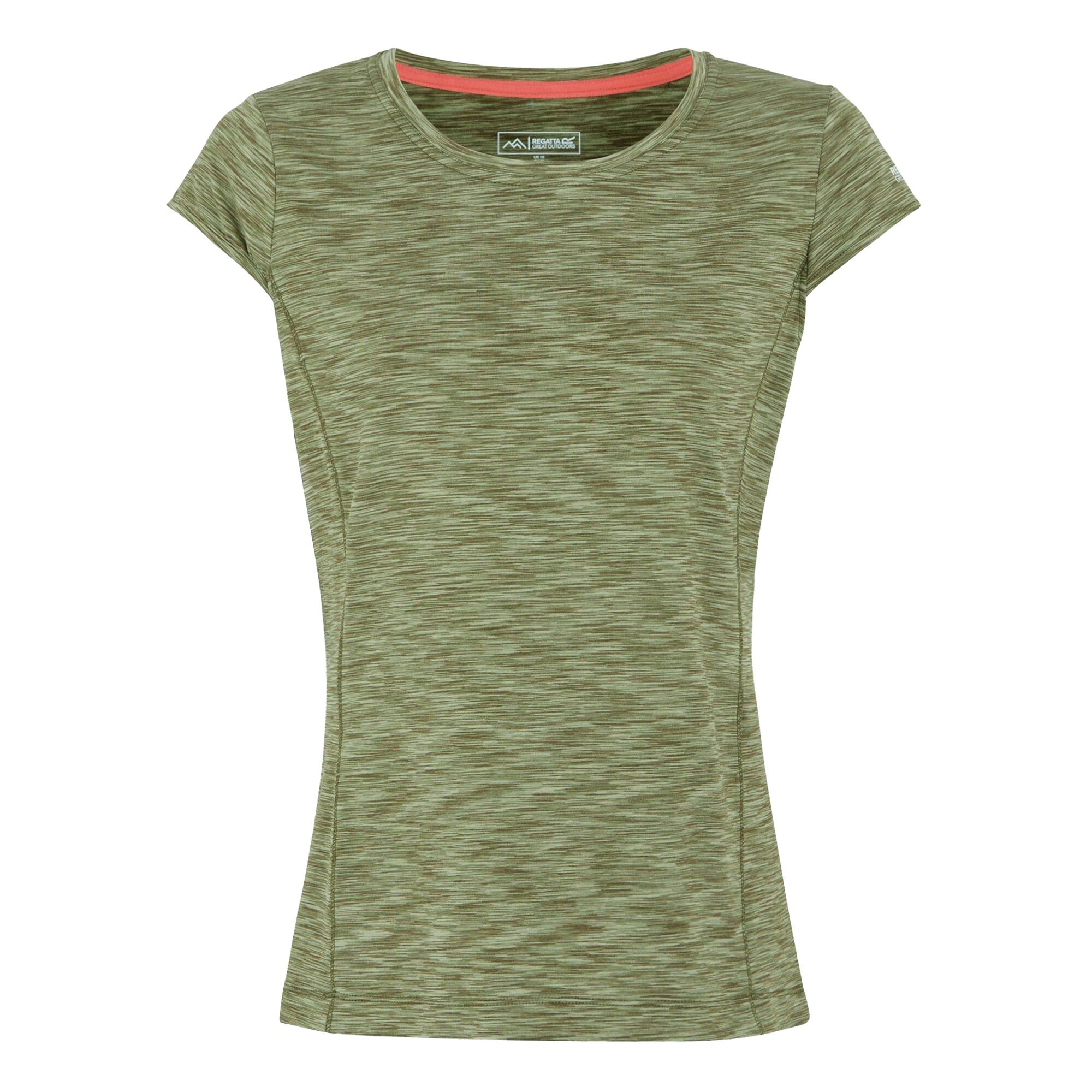 Regatta Women's Green Hyperdimension Ii T-Shirt - Nephrite - Nephrite - 18 Uk - 88% Polyester/12% Elastane
