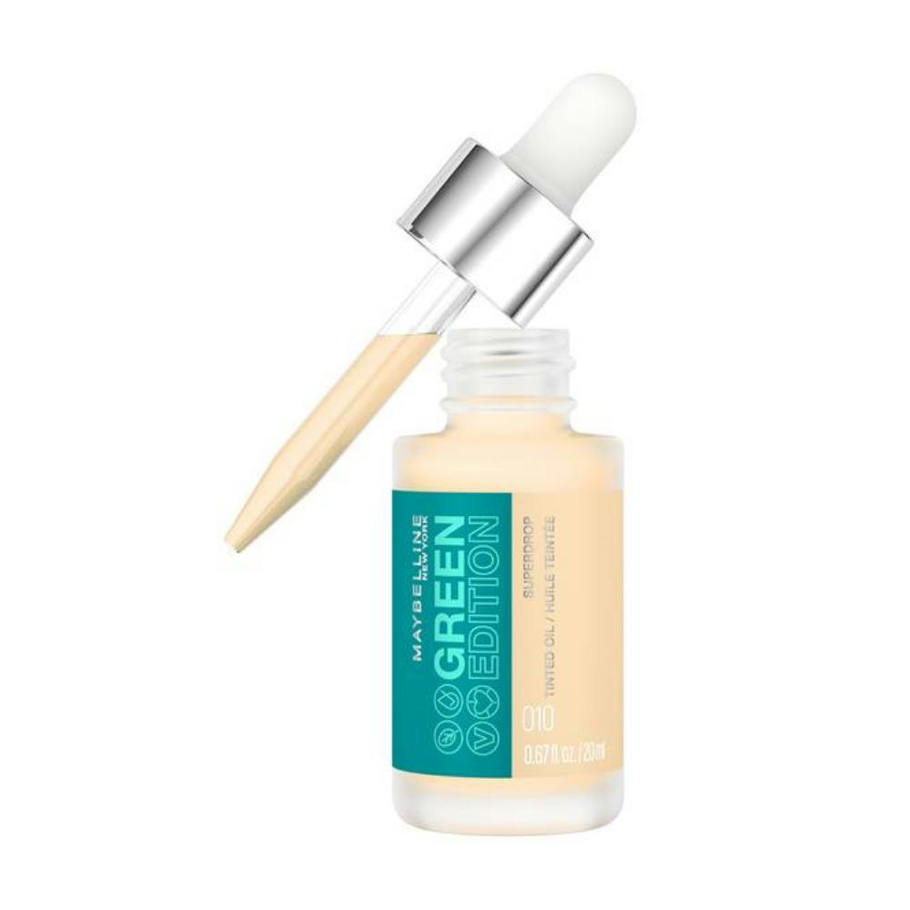 Maybelline New York Green Edition Superdrop Tinted Oil Foundation 20Ml - Shade 10 - 10