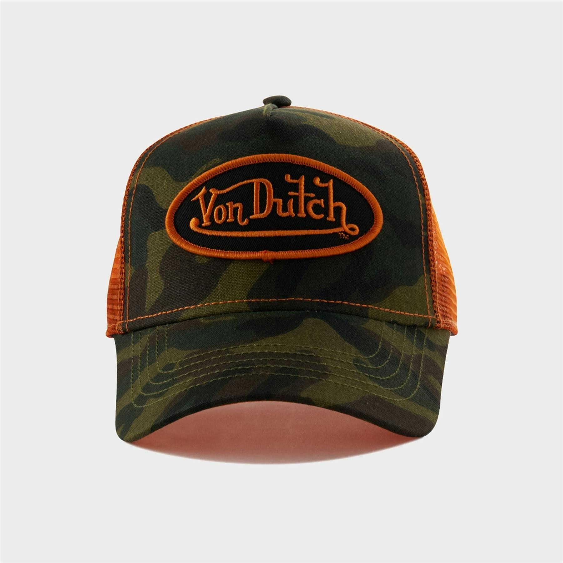 Von Dutch Multi Trucker Cotton Camo Caps