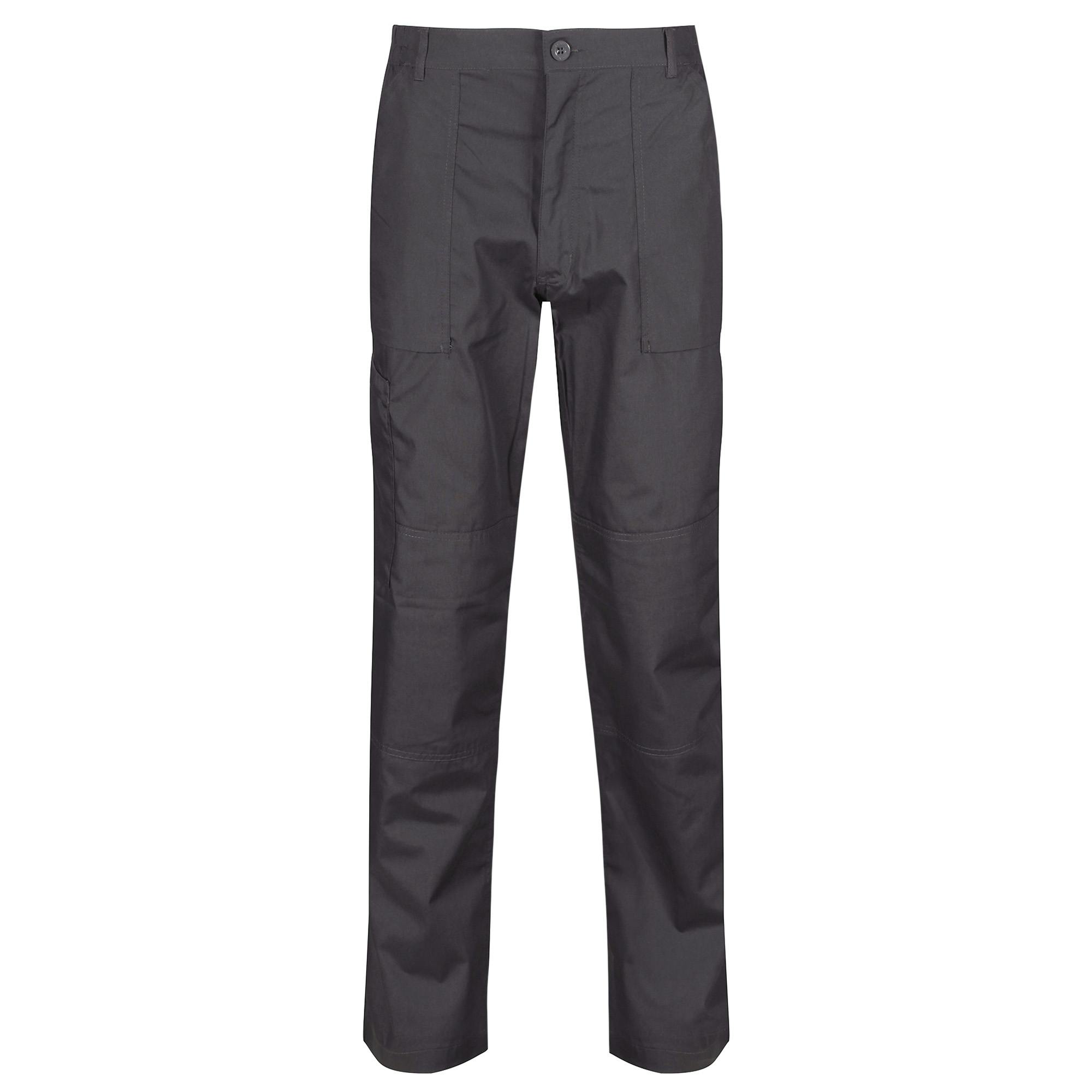 Regatta Men's Dark/Grey Professional Workwear Action Trouser (Water Repellent) - 38 Regular - 65% Polyester/35% Cotton