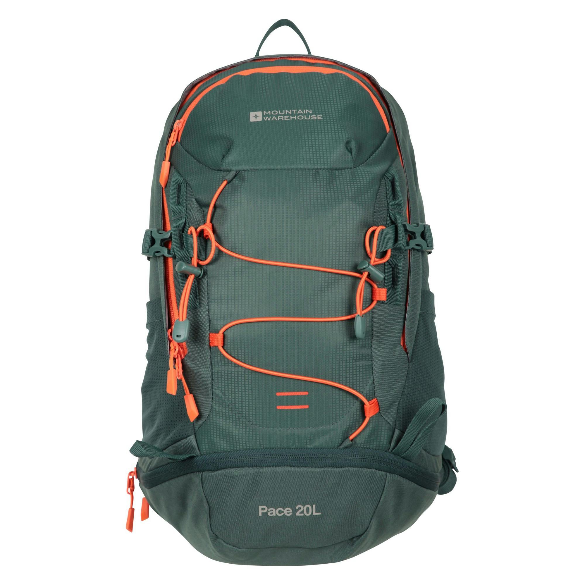 Mountain Warehouse Dark/Green Pace 20L Backpack - One Size