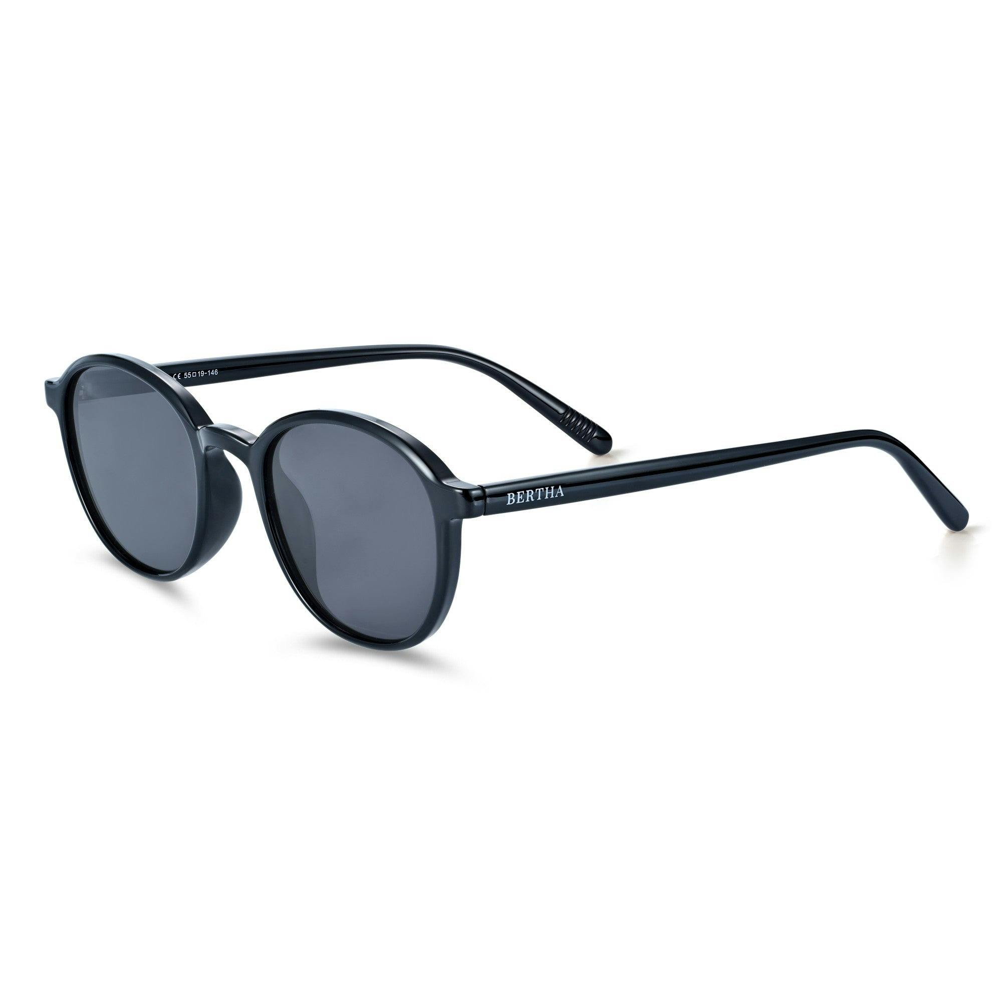 Bertha Black Paris Polarized Sunglasses