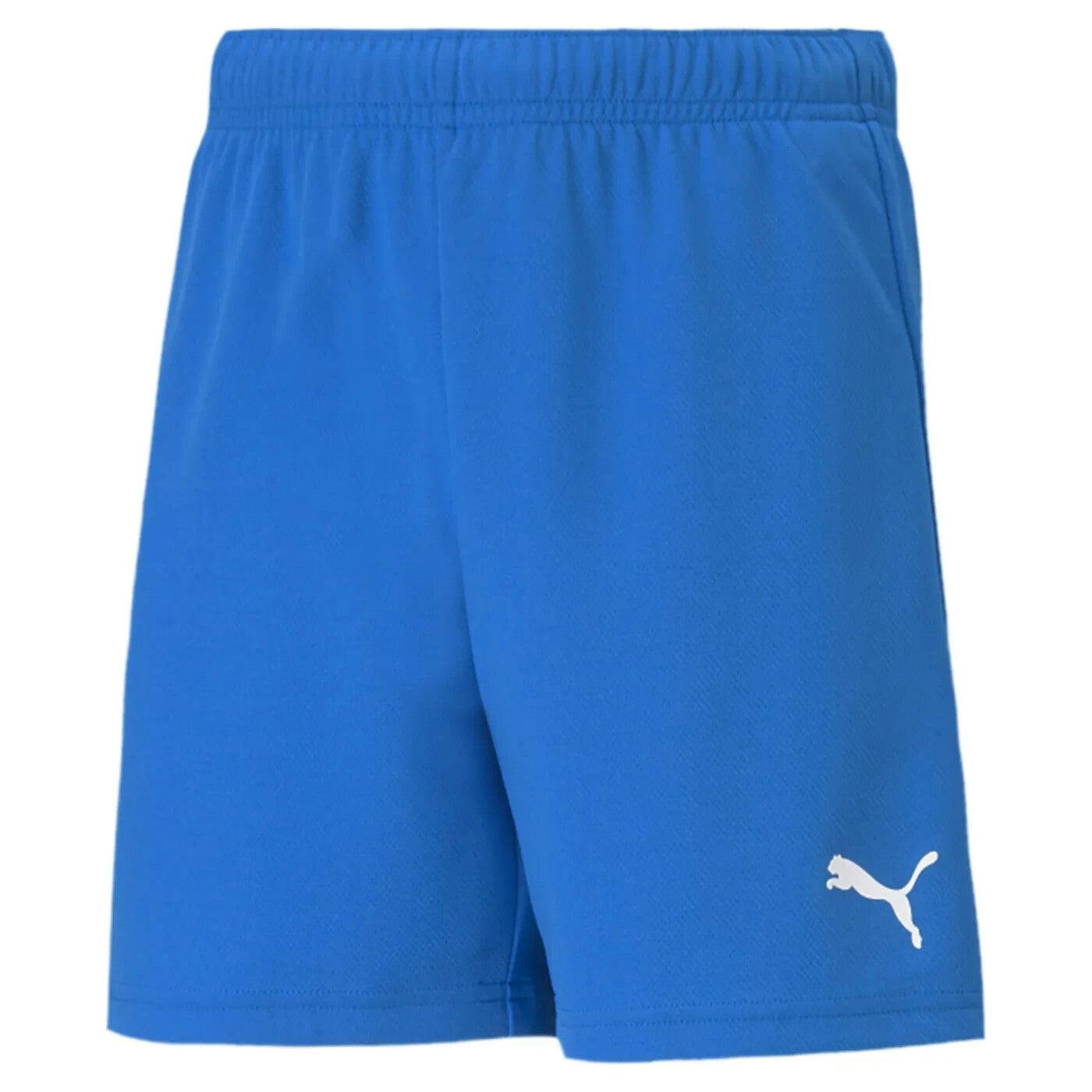Puma Boys Blue / Girls Teamrise Shorts Junior 704943 - 152 11-12 Years