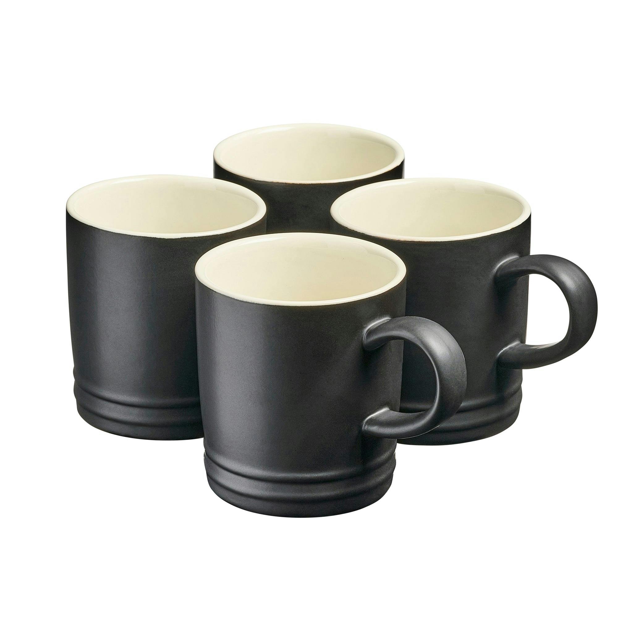 Cooks Professional (Black) 4 Piece Mug Set 240Ml - Image 5